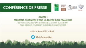 Invitation pour assister à la conférence de presse de la filière bois construction